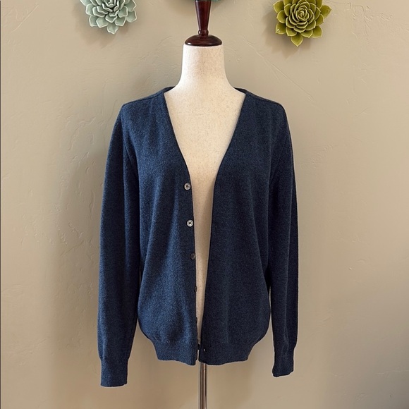 McGregor Other - Vintage McGregor Sotch & water Blue Wool Cardigan Sweater M modern men’s Small